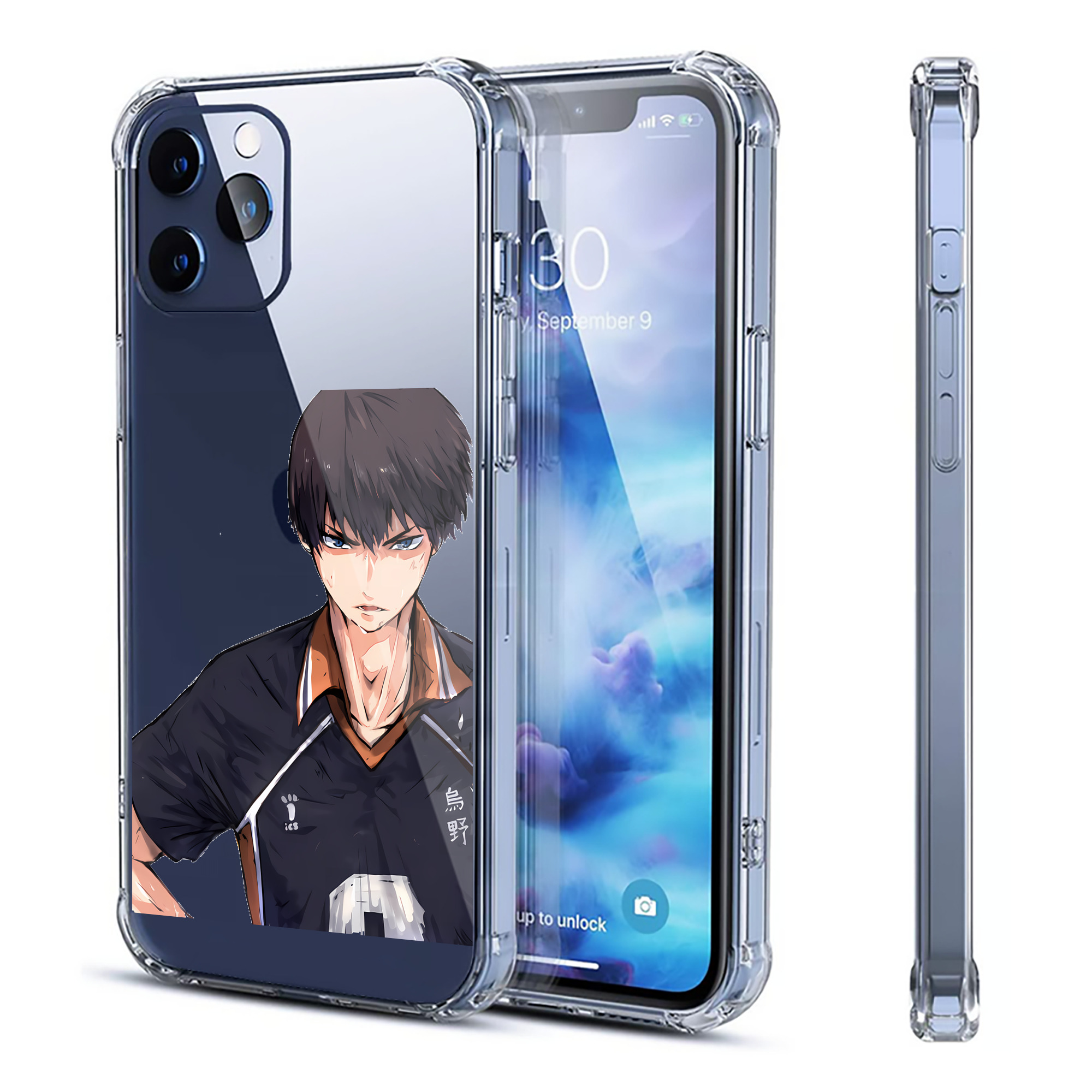 ハイキュー!! Haikyu!! 【iPhone 12シリーズ対応】透明スマホケース（クリアソフトケース）